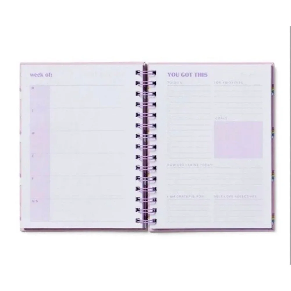 Weekly Planner Light Pink/Mini Rainbows Stoney Clover Lane x Target 2024 planner